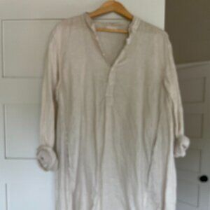 CP Shades Cream Long Sleeve Tunic